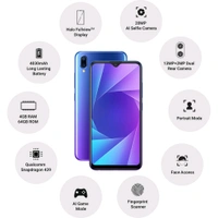 Vivo Y95 Refurbished International Stock 1Month Warranty  - Red, 128GB