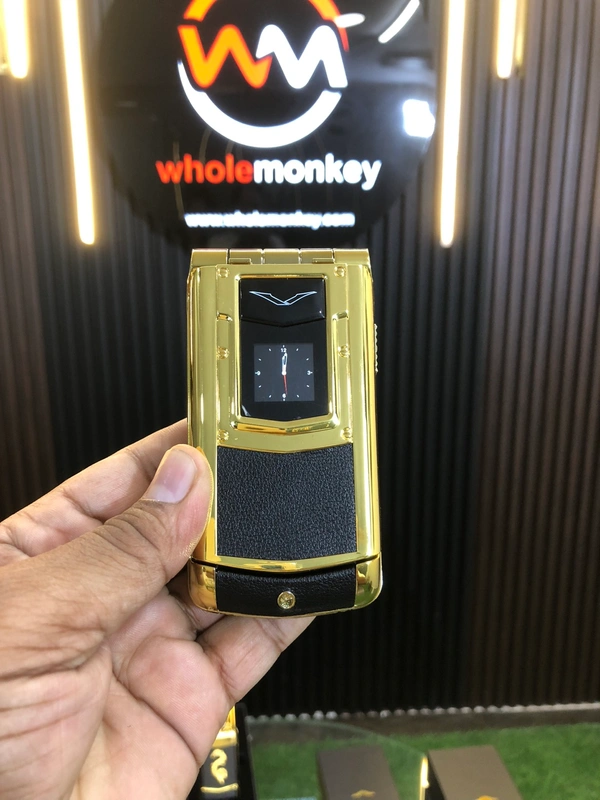 Vertu Flip V77Ayxta Dragon - Diamond Gold