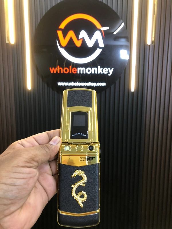 Vertu Flip V77Ayxta Dragon - Diamond Gold