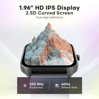 Wings Spero 1.96 HD IPS Display Smart Watch Open Box - Black