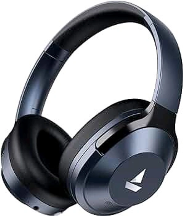 boAt Nirvana 751 ANC Hybrid Active Noise Cancelling Bluetooth Wireless Over Ear Headphones with Up to 65H Playtime, ASAP Charge, Ambient Sound Mode, Immersive Sound Open Box 3 Months Warranty  - White