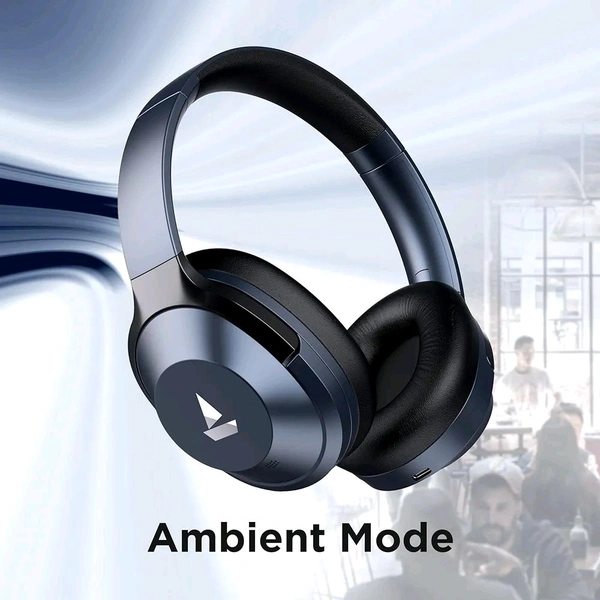 boAt Nirvana 751 ANC Hybrid Active Noise Cancelling Bluetooth Wireless Over Ear Headphones with Up to 65H Playtime, ASAP Charge, Ambient Sound Mode, Immersive Sound Open Box 3 Months Warranty  - White