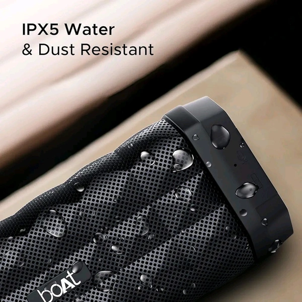 boAt Stone 650 10W Bluetooth Speaker with Upto 7 Hours Playback, IPX5 and Integrated Controls - Charcoal