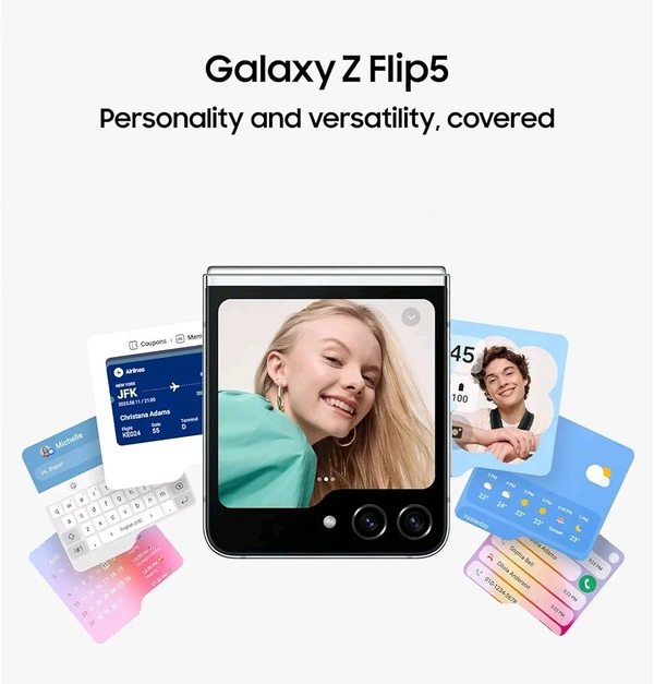 Samsung Galaxy Z Flip5 5G Renewed Under Seller Warranty  - 256GB, Green