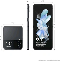 Samsung Galaxy Z Flip 4 Imported Mobile Under seller warranty  - 128GB, Cream