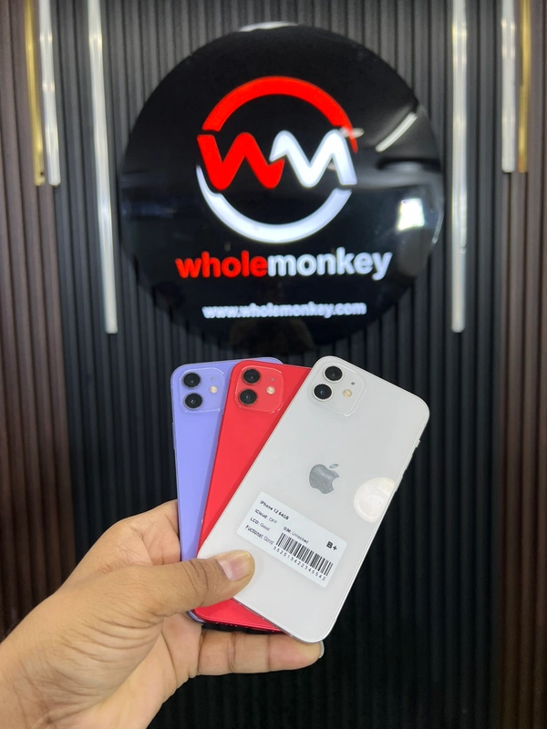 iphone 12 International Stock 3 Month Seller Warranty  - 64 GB, Red