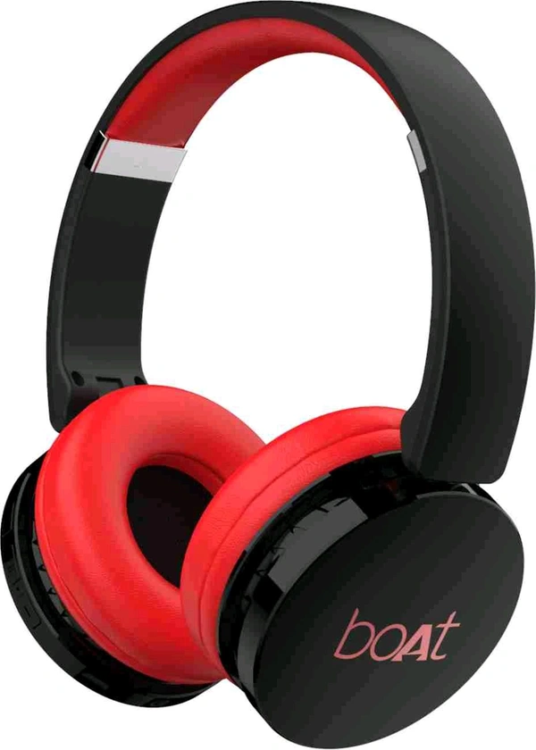 boAt Rockerz 370 On Ear Bluetooth Headphones with Upto 12 Hours Playtime Renewed 30 Days Under Warranty  - Black