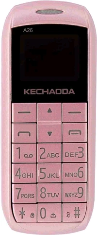 KECHAODA A26 Dual Sim Mobile Phone (Bluetooth Size,Black, 16MB) - Silver