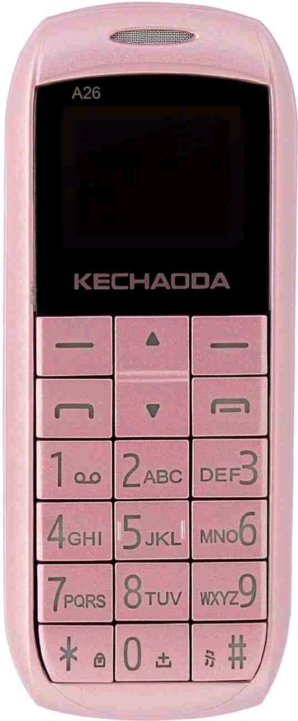 KECHAODA A26 Dual Sim Mobile Phone (Bluetooth Size,Black, 16MB) - Silver