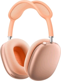 Max Wireless Over-Ear Headphones, Pro-Level Active Noise Cancellation, Transparency Mode, Personalised Spatial Audio, USB-C Charging, Bluetooth Headphones for iPhone - Web Orange