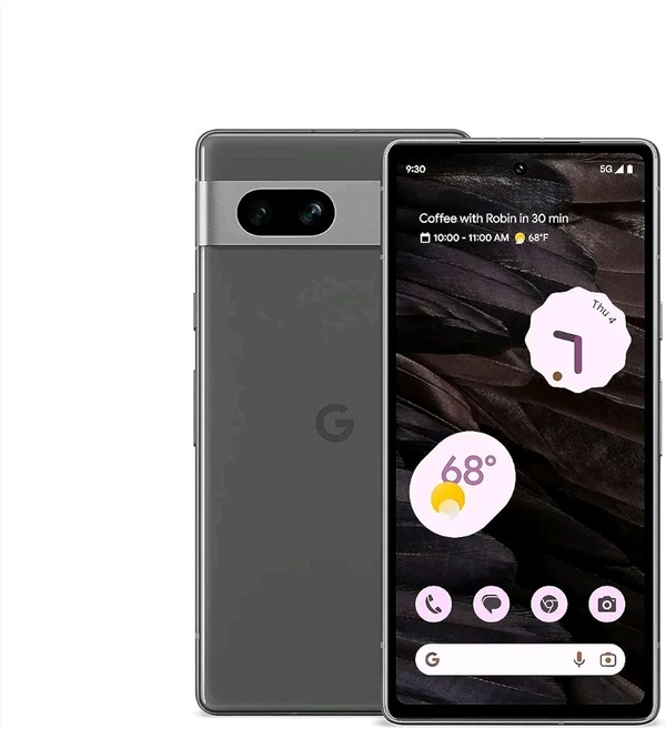 Google Pixel 7a - Refurbished Android Cell Phone with Wide Angle Lens and 24-Hour Battery 3 Month Warranty  - 128GB, Charcoal