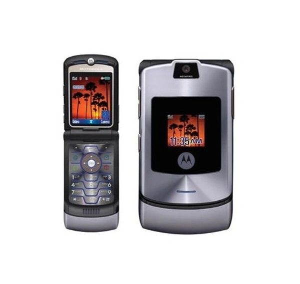 Motorola Motorazor V3i Renewed 3 Month Seller Warranty  - Black