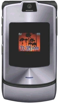Motorola Motorazor V3i Renewed 3 Month Seller Warranty  - Black