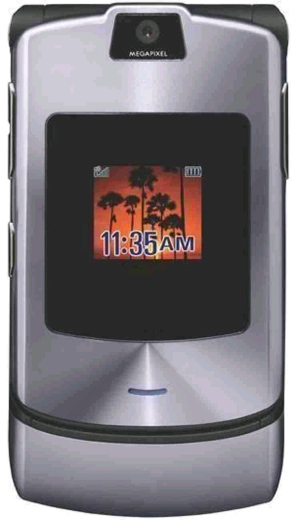 Motorola Motorazor V3i Renewed 3 Month Seller Warranty  - Black