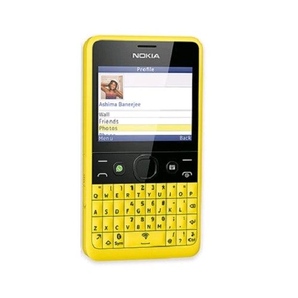 Nokia Asha 210 Keypad Phone Refurbished  2 Month Under Warranty  - Yellow