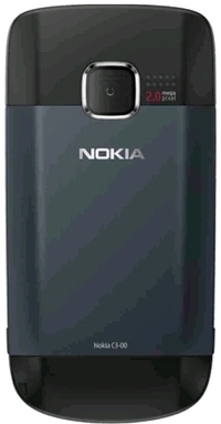 Nokia C3-00 Renewed 3 Months Warranty  - Black