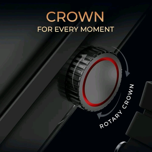 beatXP Marv Ace 1.85” HD Display Bluetooth Calling Smart Watch, Rotary Crown, 240 * 284px, 500 Nits, 60Hz Refresh Rate, 100+ Sports Modes - Silver