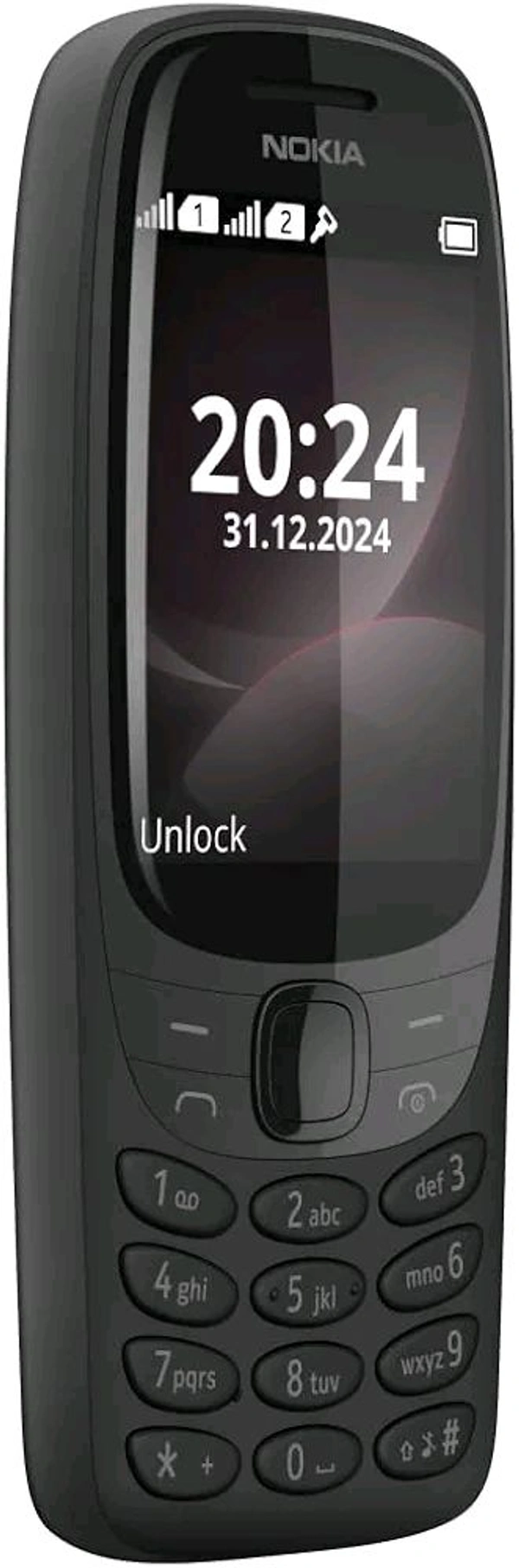 Nokia 6310 Dual SIM Keypad Phone with a 2.8” Screen, Wireless FM Radio and Rear Camera with Flash - Green