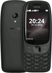 Nokia 6310 Dual SIM Keypad Phone with a 2.8” Screen, Wireless FM Radio and Rear Camera with Flash - Green