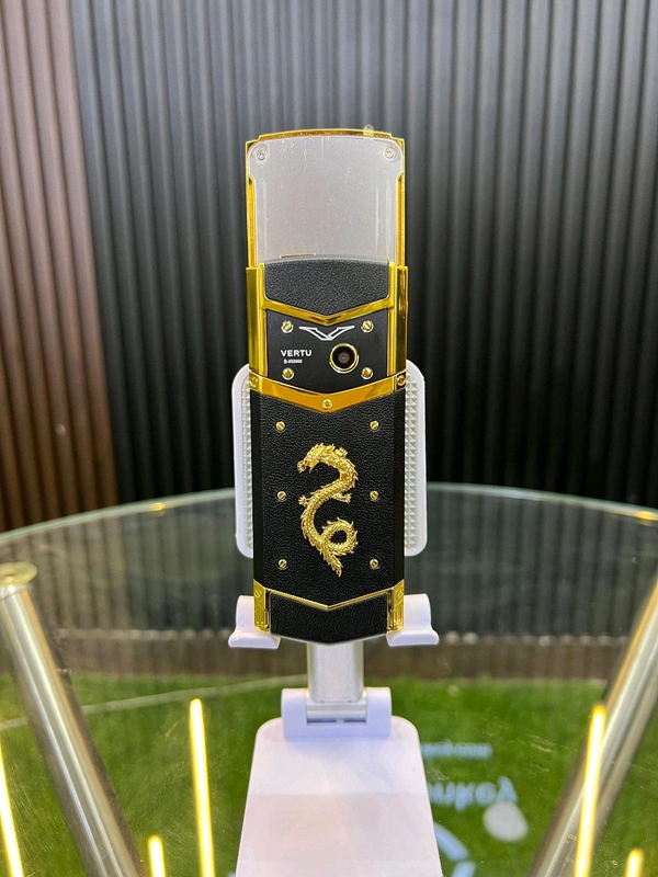 Vertu V888 Pro Slider S Dragon Gray Keypad Mobile Phone  - Black & Gold