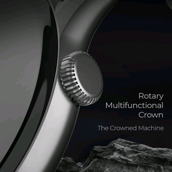 beatXP Evoke 1.43” Super Retina AMOLED Display Bluetooth Calling Smart Watch - Regal Gold