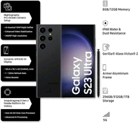 Samsung S23 Ultra Renewed 3 Month Seller Warranty  - 256GB, Graphite