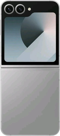 Samsung Galaxy Z Flip6 5G AI Smartphone - Silver Shadow, 256 GB