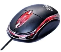 AD NET Power of Speed AD-201 Wired Optical Mouse (USB 2.0, Black) 1000DPI