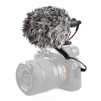 Boy- MM1 Video Auxiliary Unidirectional Microphone Universal Compact on-Camera Mini Recording Mic Directional Condenser For iPhone Android Smartphone Mac Tablet DSLR Camcorder (Black)