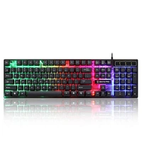 Enter Ignite Pro Gaming Mouse And Keyboard Combo With 6 Button Mouse And Rainbow Backlighting