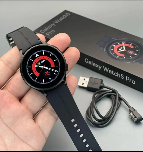 Galaxy Watch5 Pro Bluetooth Black Sport Band, 45mm - Black