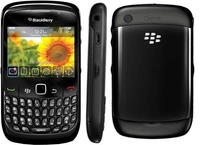 Blackberry 8520 Curve Qwerty Keypad Mobile Phone Renewed - Black