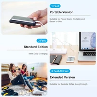 Lightning to USB Cable Apple Certified (Mfi) Sync & Charge Cable for iPhone, Ipad and iPod. Fast Charging Lightning Cable, (1.M) - White