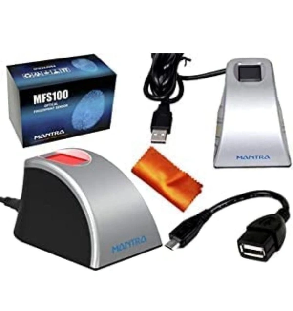 Mantra MFS100 OTG with RD Service Finger Print Scanner