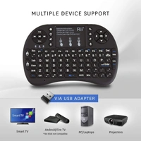 Mini Portable 2.4Ghz Wireless Keyboard With Touchpad Mouse Without RGB Light