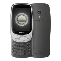Nokia 3210 Classic Keypad Phone with Dual SIM - Grunge Black