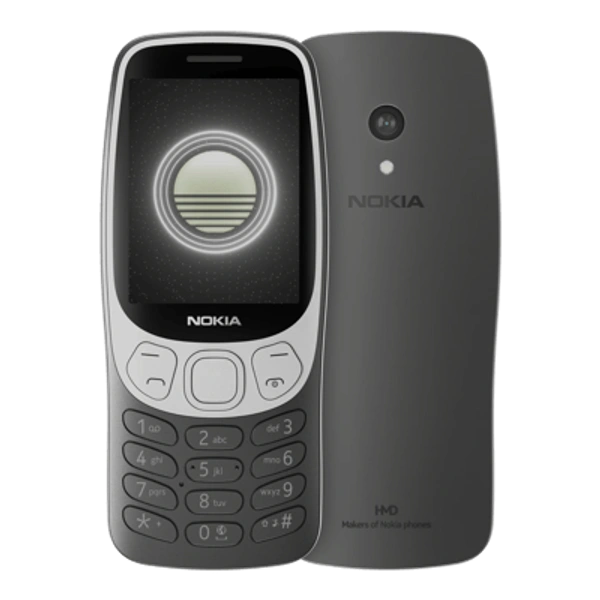 Nokia 3210 Classic Keypad Phone with Dual SIM - Grunge Black