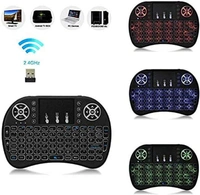 Rgb Light Universal & Portable Mini 2.4Ghz Wireless Bluetooth Keyboard With Smooth Touch Pad