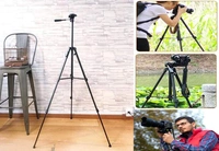 Tripod-3388 Arrive Shooting Angle Lightweight Camera Stand Tripod Kit Tripod