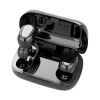 TWS L21 Wireless In Ear Earbuds 300mah Battery,Bluetooth 5.0,Easy Button Control,Total Playback One time 4 Hrs Play time,Attractive Design Black