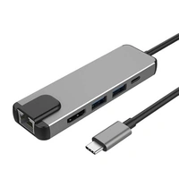 Type-C To HDMI 5 IN 1 Lan+Type-c+USB 3.0+HDMI