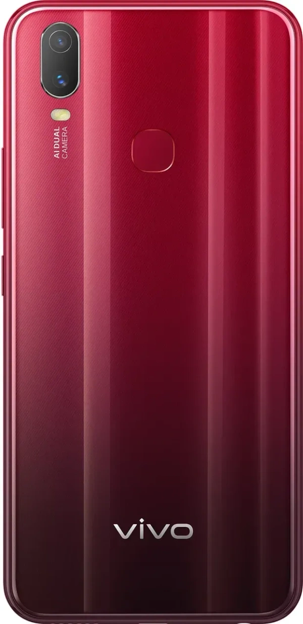 Vivo Y11 (2019) 32GB 3GB Ram 6.35 inches, 99.6 cm2 Renewed - Red