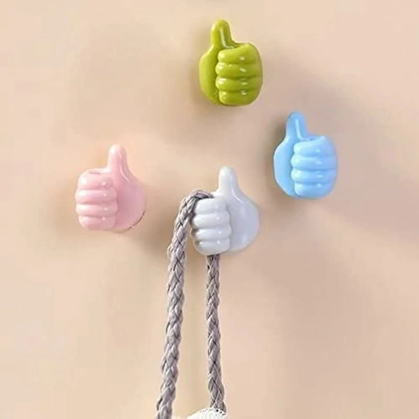 Wall Mounted Multipurpose Silicon Thumb Cable Clip Holder Hand Hook Up Thumb Shape Cable Organizer 

(Pack Of 10 Pc)