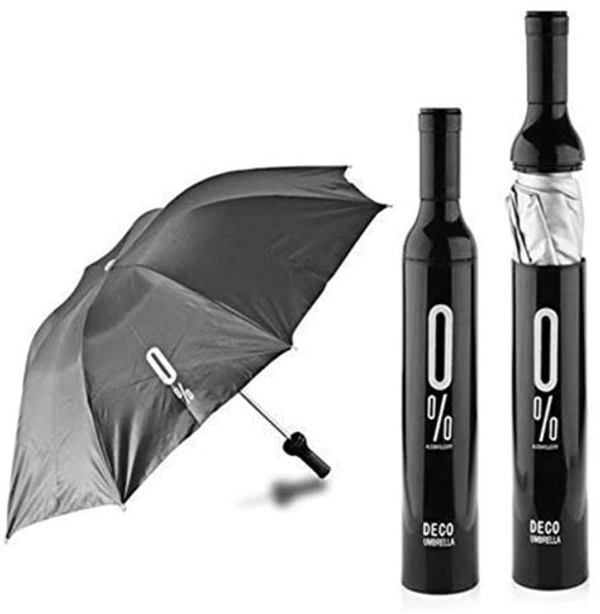  Umbrella Bottle Shape Easy to Carry Bottle Size Random Colour