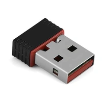 Wi-fi Dongle for PC USB WiFi Wireless Adapter Dongle 2.4 GHz,WiFi Connecte LAN Card 802.11N/G/B USB Adapter (Black)
