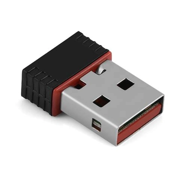 Wi-fi Dongle for PC USB WiFi Wireless Adapter Dongle 2.4 GHz,WiFi Connecte LAN Card 802.11N/G/B USB Adapter (Black)