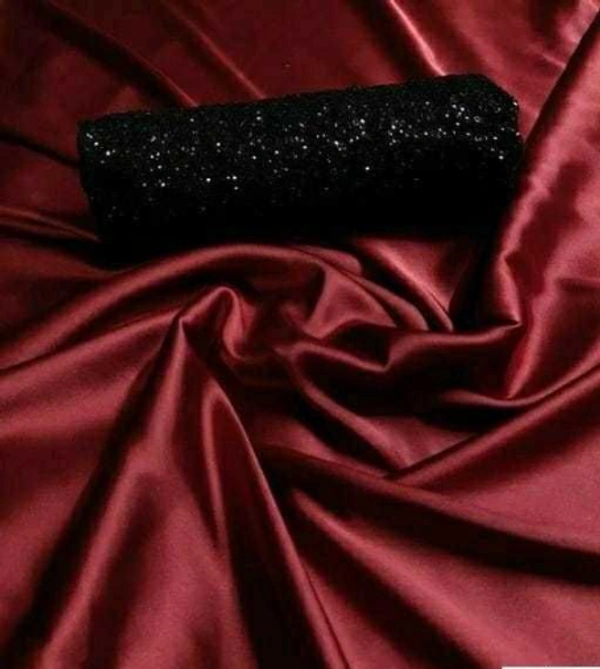 Beautiful Satin Silk Saree - Free Size