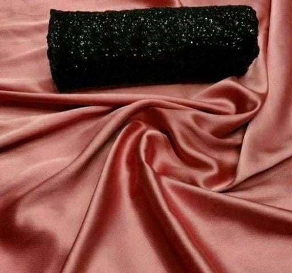 Beautiful Satin Silk Saree - Free Size