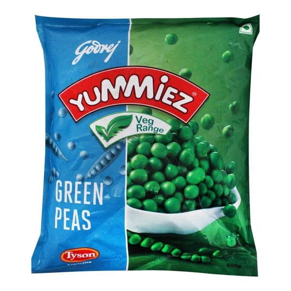 Godrej Yummiez Frozen Green Peas : 500 gms