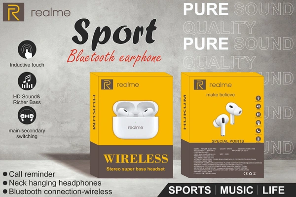 Realme Hukum Airbuds Pure Sound Quality 